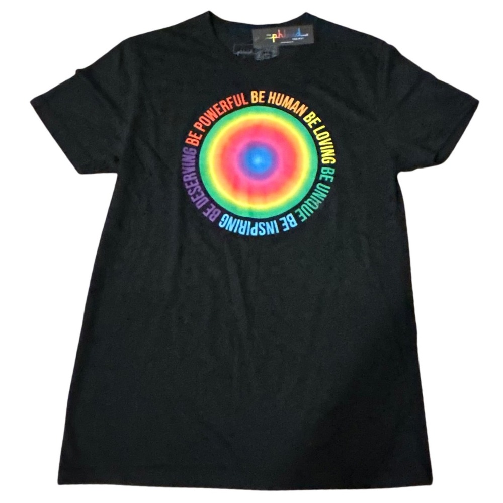 The Phluid Project T Shirt‎ Size S Black 100 Percent Gender Free
